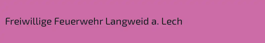 Freiwillige Feuerwehr Langweid a. Lech